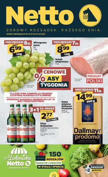 Gazetka Netto - 19.7.2021 - 24.7.2021.