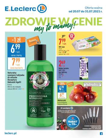 Gazetka E.Leclerc - 20.7.2021 - 31.7.2021.