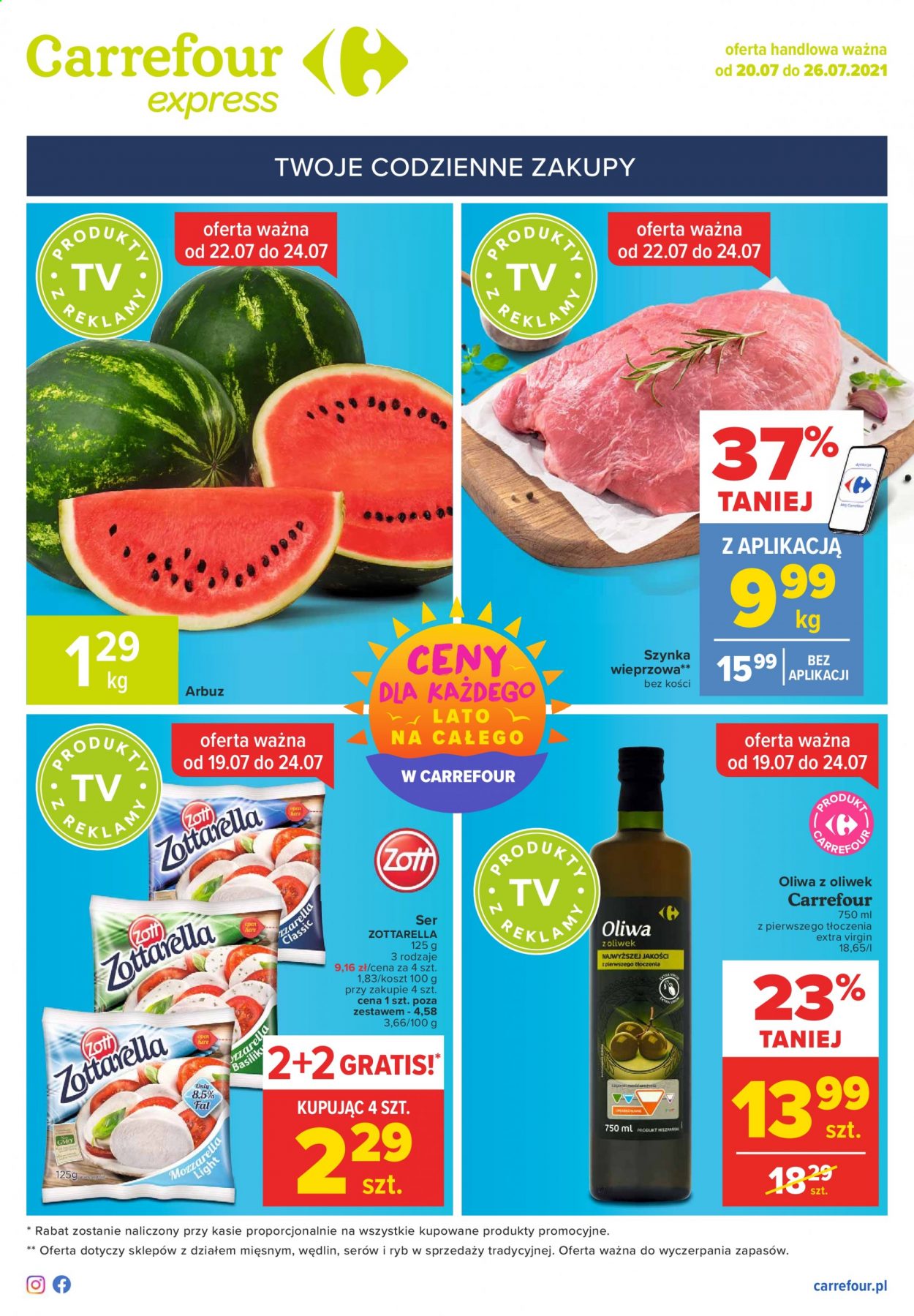 Gazetka Carrefour Express - 20.07.2021 - 26.07.2021. Strona 1