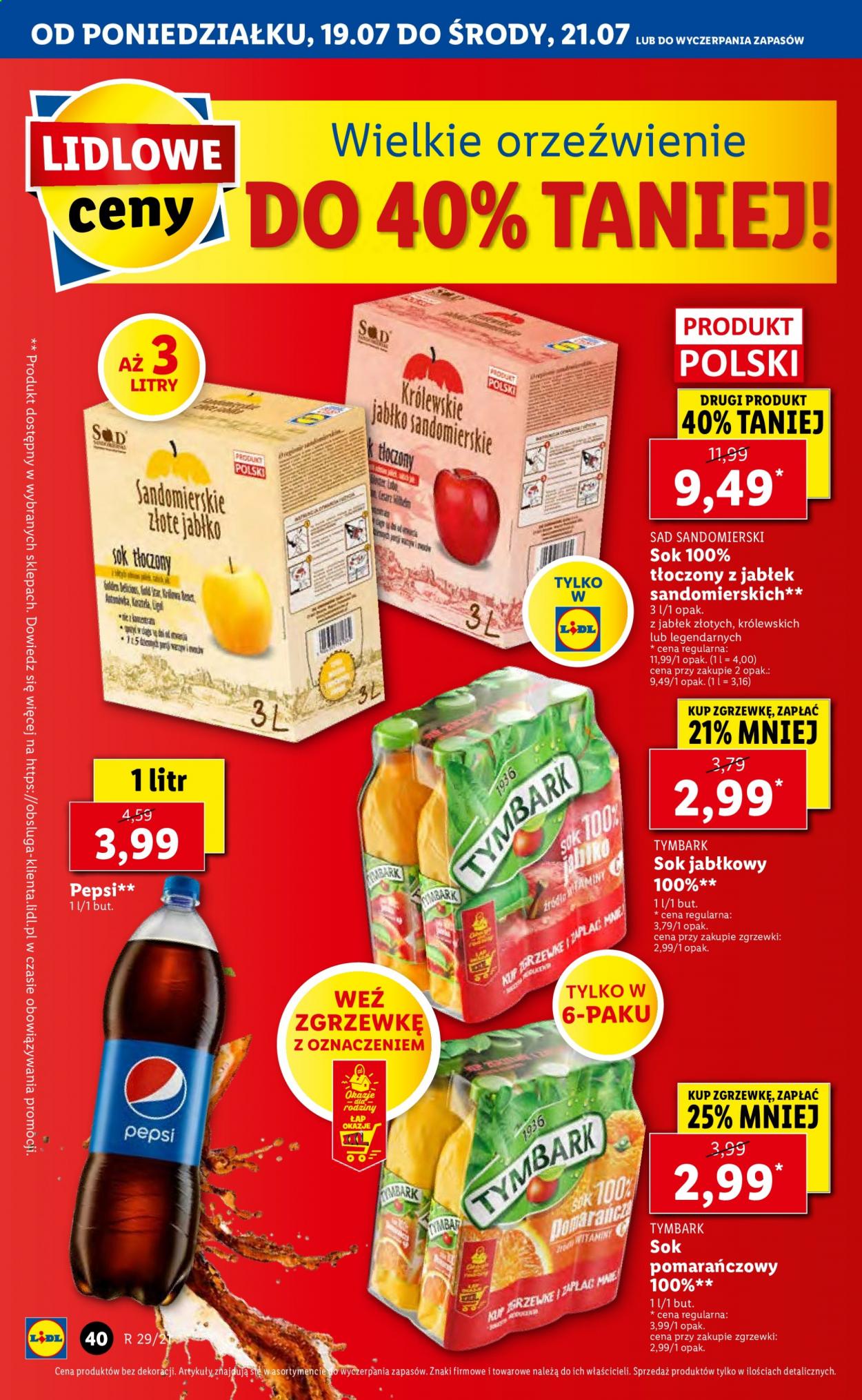 Gazetka Lidl - 19.07.2021 - 21.07.2021. Strona 40