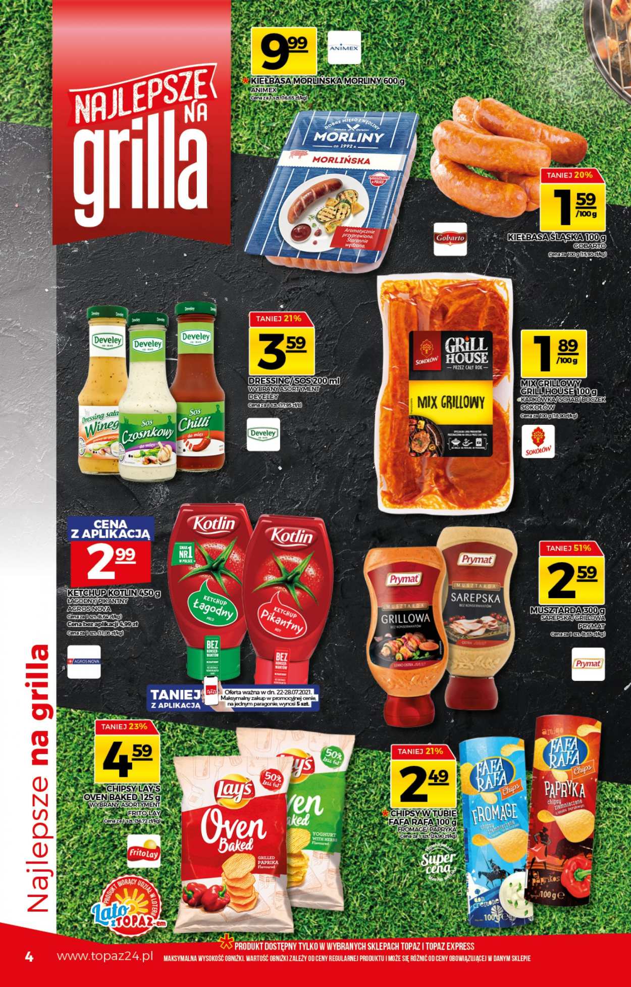 Gazetka Topaz - 22.07.2021 - 28.07.2021. Strona 4