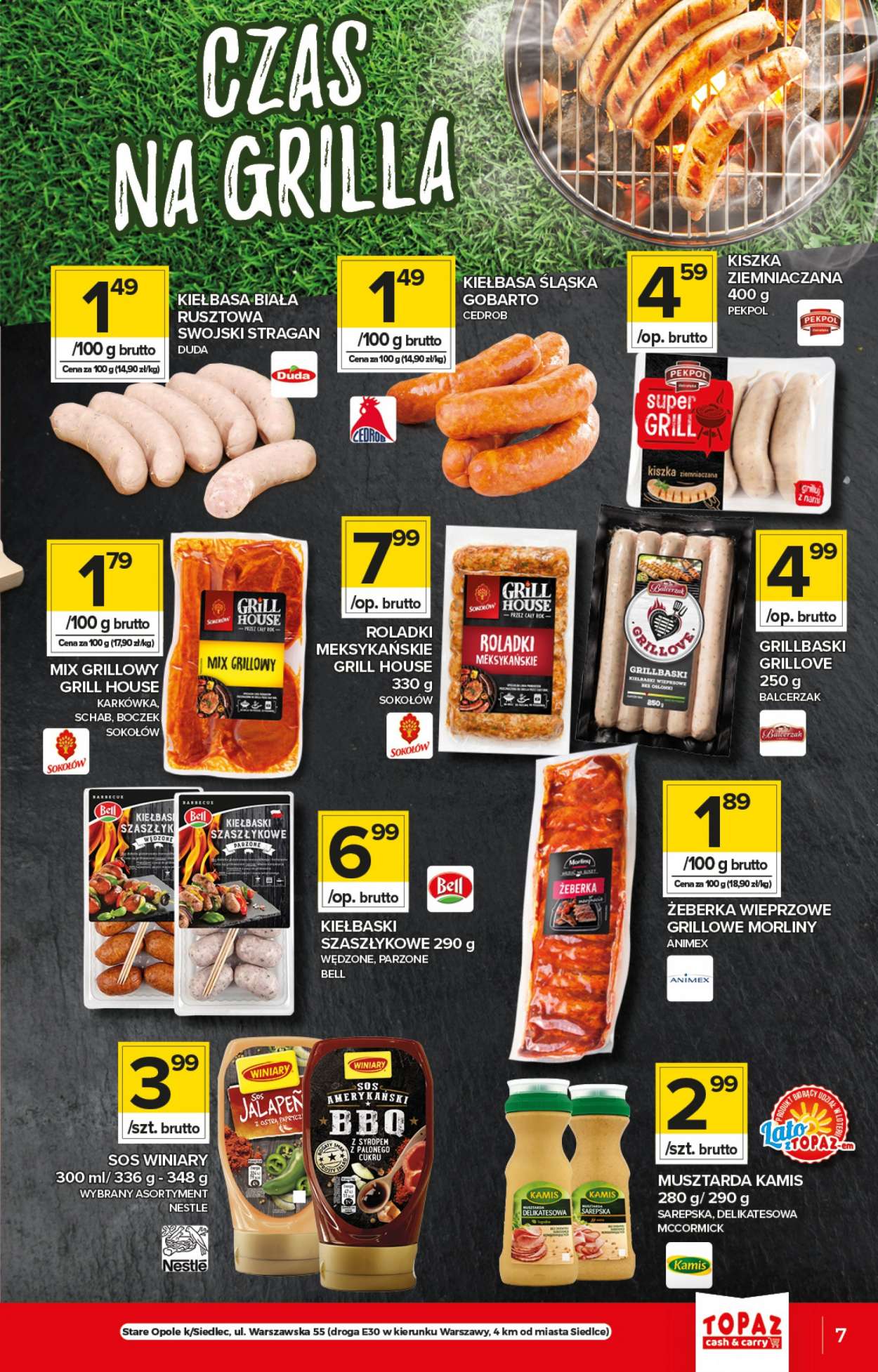 Leták Topaz Cash&Carry - 22.7.2021 - 28.7.2021. Strana 7
