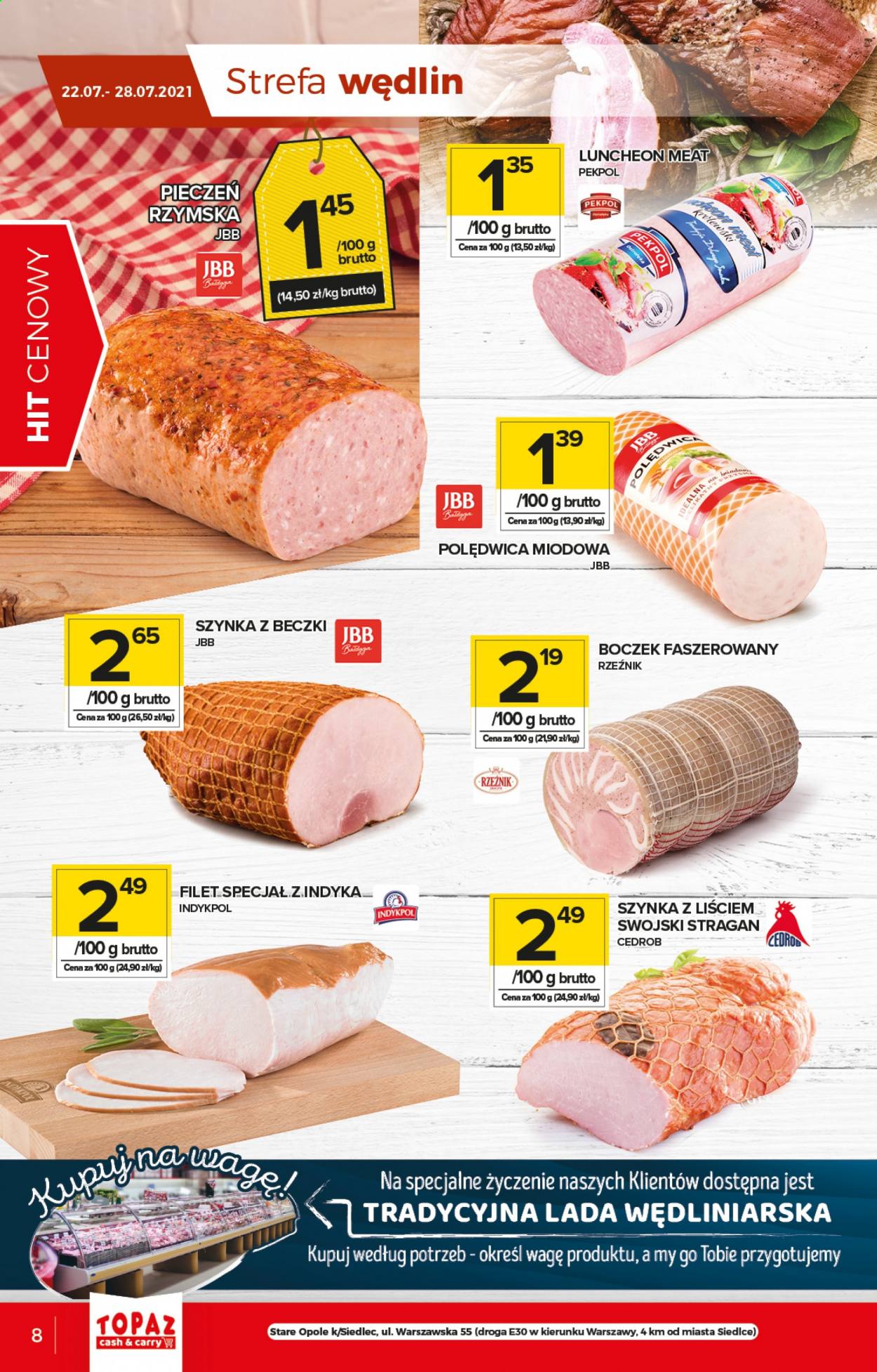 Leták Topaz Cash&Carry - 22.7.2021 - 28.7.2021. Strana 8