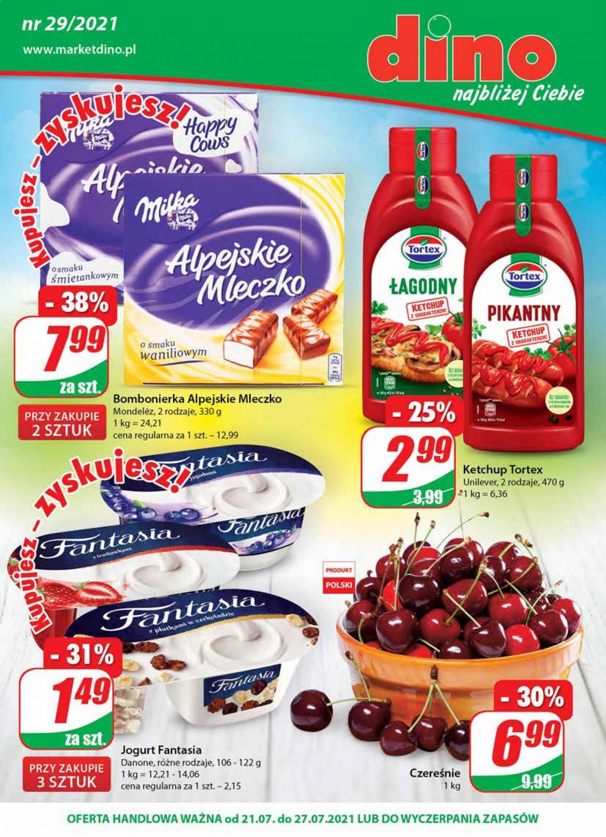 Gazetka Dino - 21.07.2021 - 27.07.2021. Strona 1