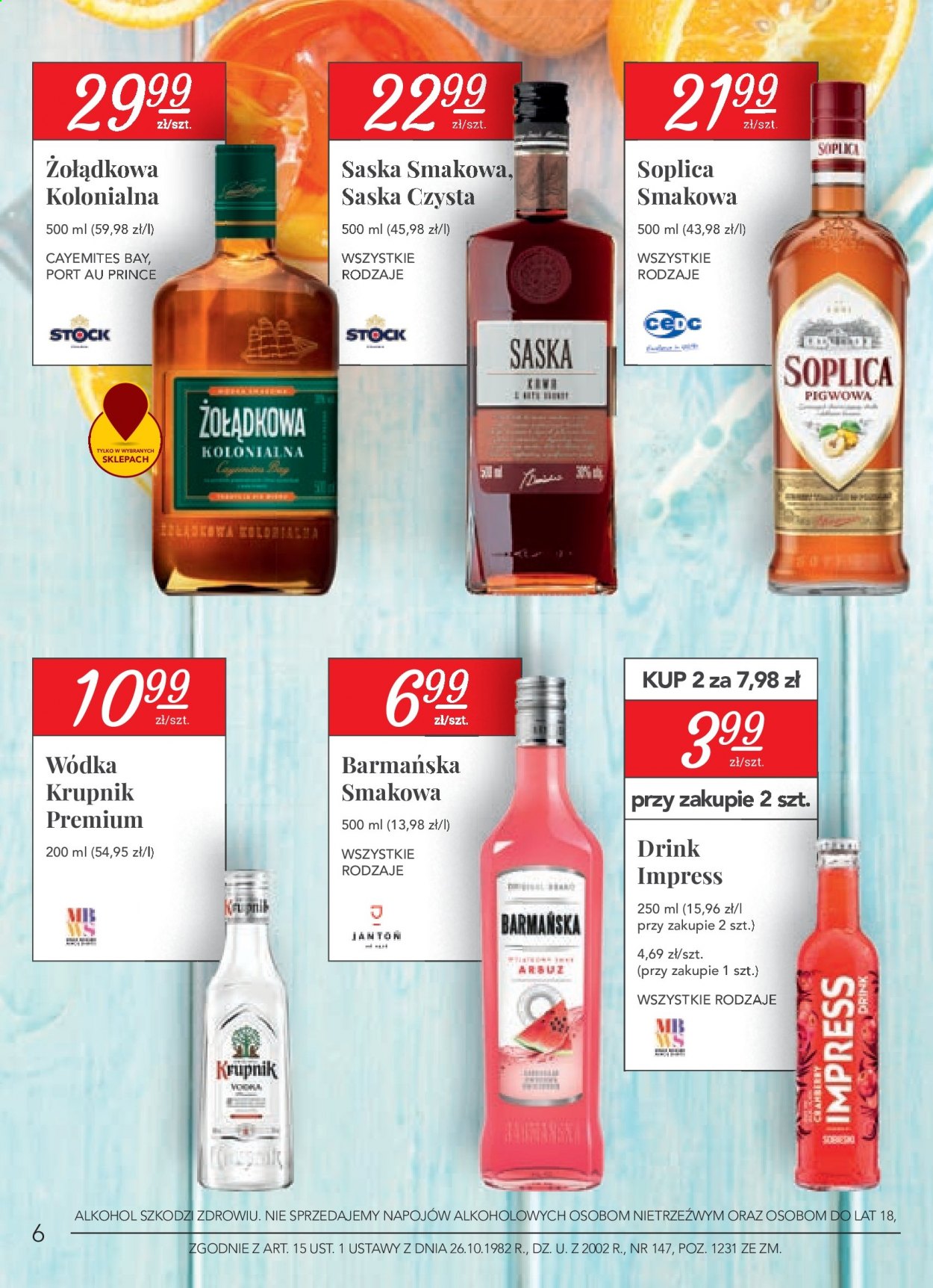 Gazetka Stokrotka Supermarket - 22.07.2021 - 18.08.2021. Strona 6