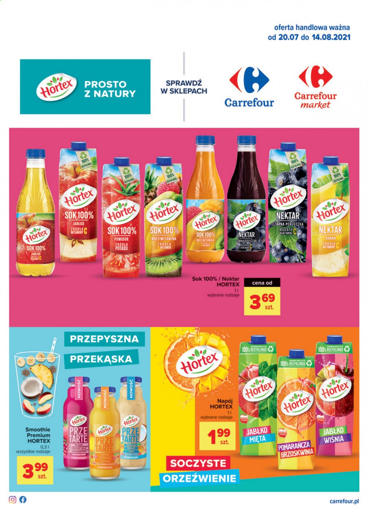 Gazetka Carrefour - 20.07.2021 - 14.08.2021. Strona 1