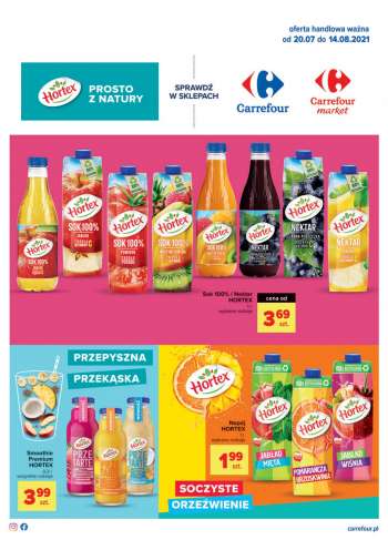 Gazetka Carrefour - 20.7.2021 - 14.8.2021.