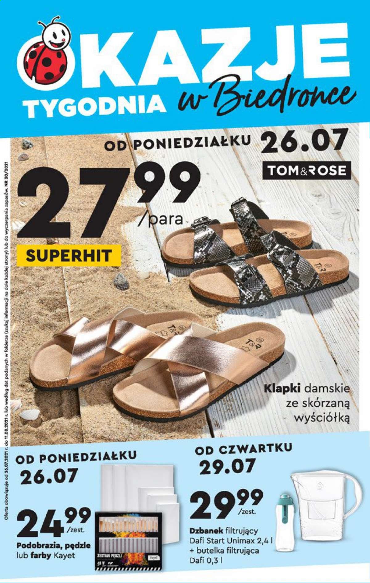Gazetka Biedronka - 26.07.2021 - 11.08.2021. Strona 1
