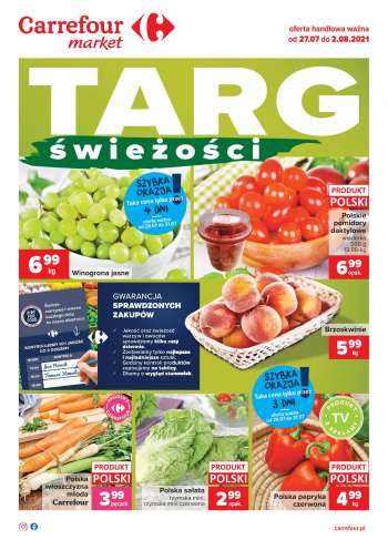 Gazetka Carrefour Market - 27.7.2021 - 2.8.2021.