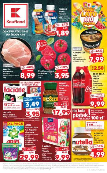 Gazetka Kaufland - 29.7.2021 - 4.8.2021.