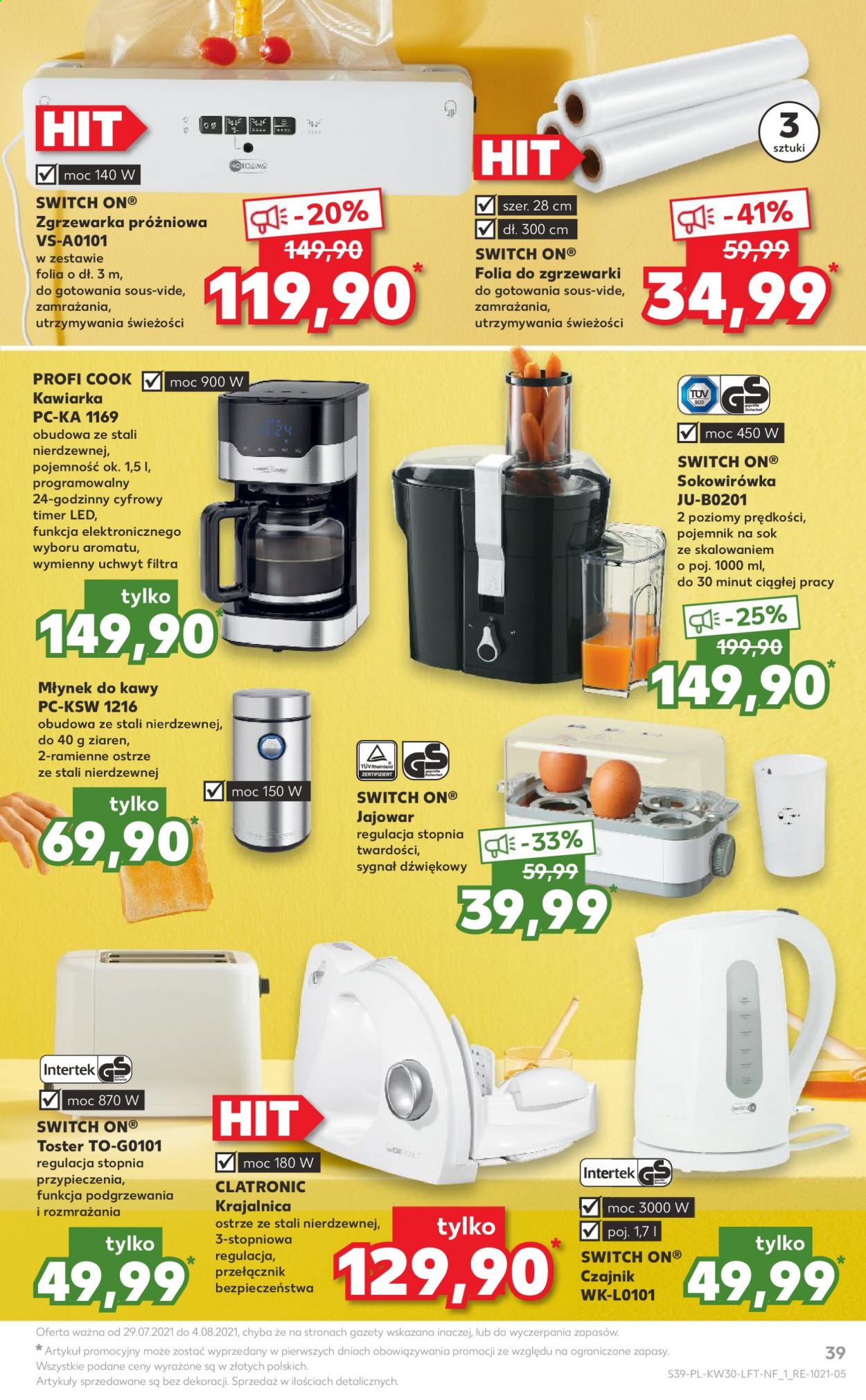Gazetka Kaufland - 29.07.2021 - 4.08.2021. Strona 39