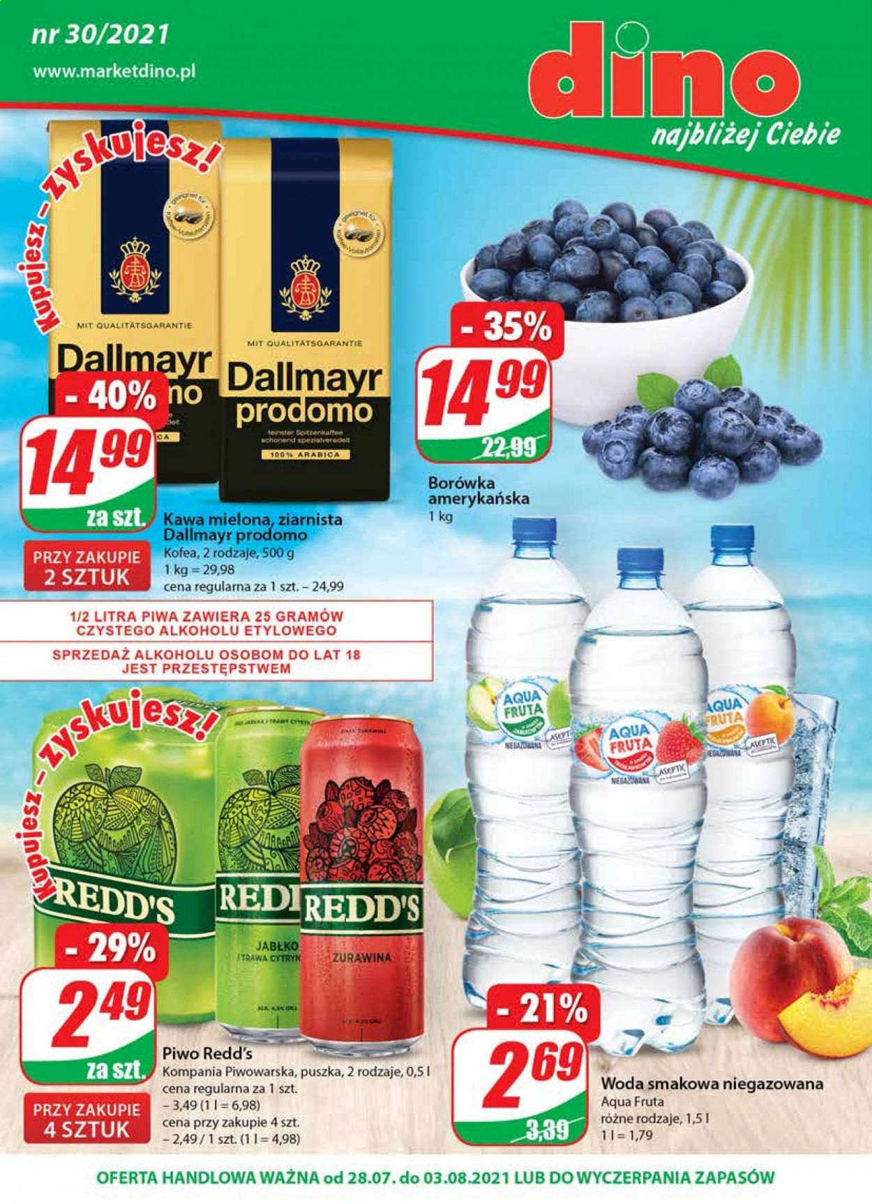 Gazetka Dino - 28.07.2021 - 3.08.2021. Strona 1