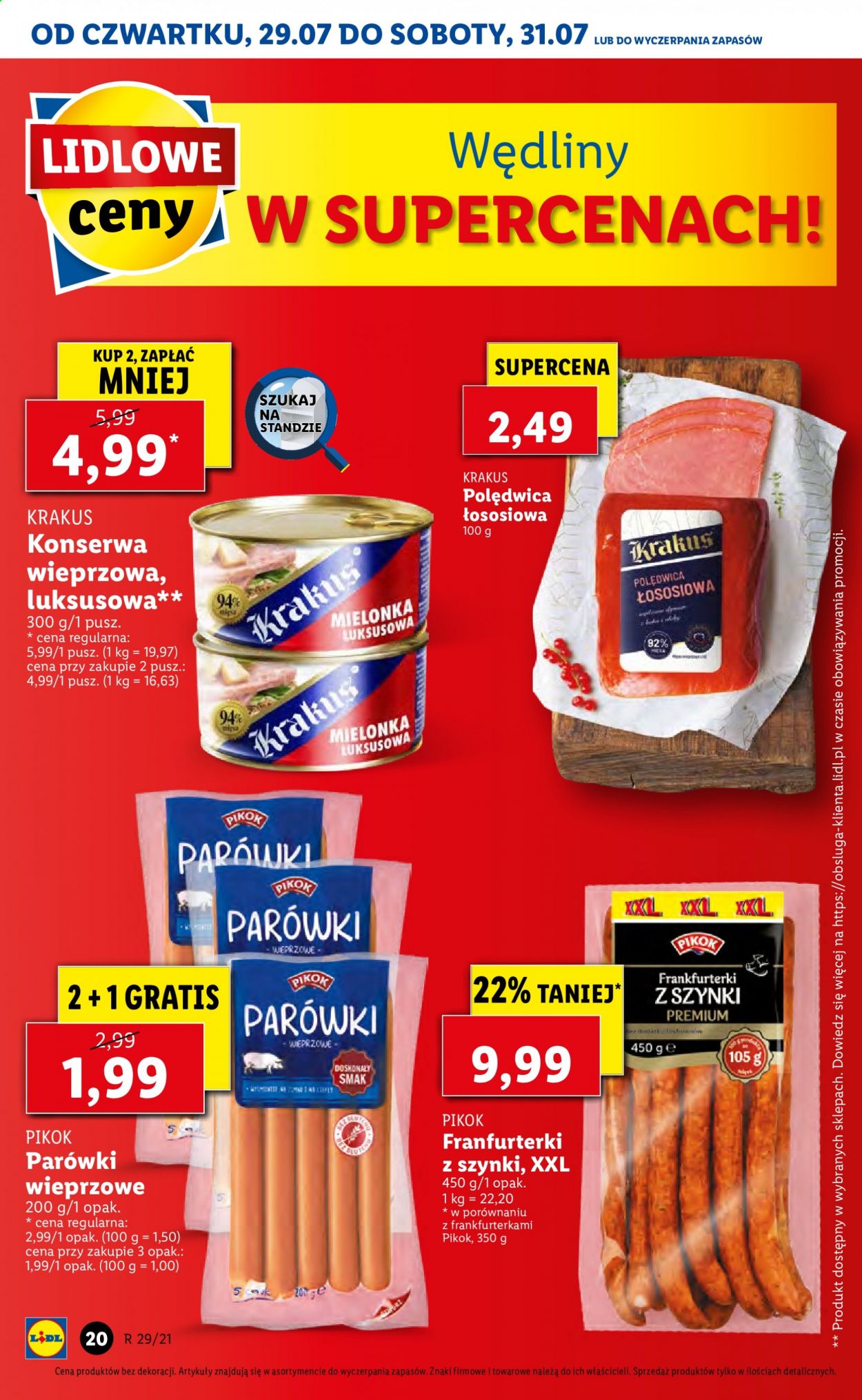 Gazetka Lidl - 29.07.2021 - 31.07.2021. Strona 20