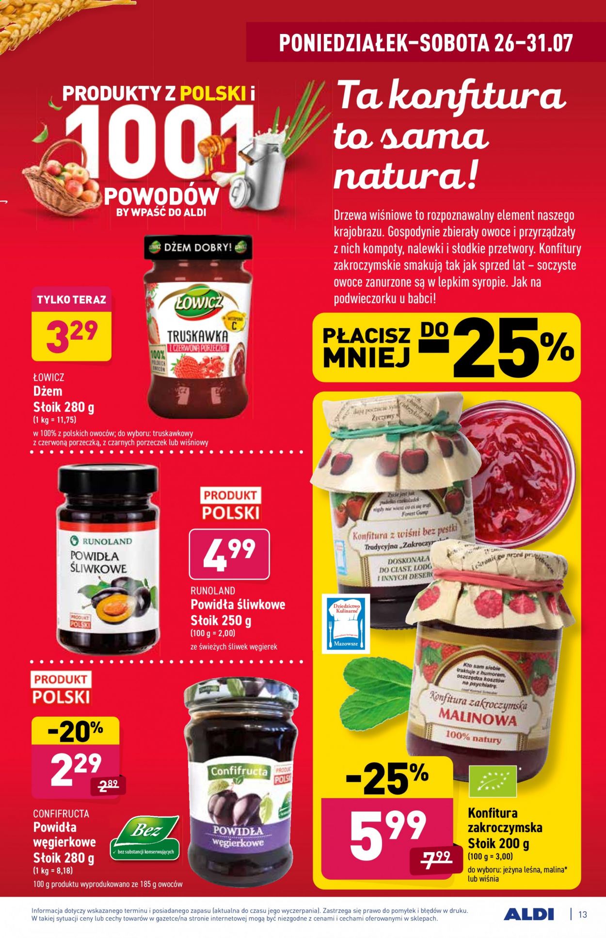 Gazetka ALDI - 26.07.2021 - 31.07.2021. Strona 13