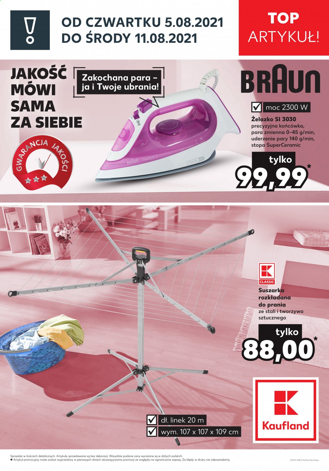 Gazetka Kaufland - 5.08.2021 - 11.08.2021. Strona 1