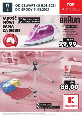 Gazetka Kaufland - 5.8.2021 - 11.8.2021.