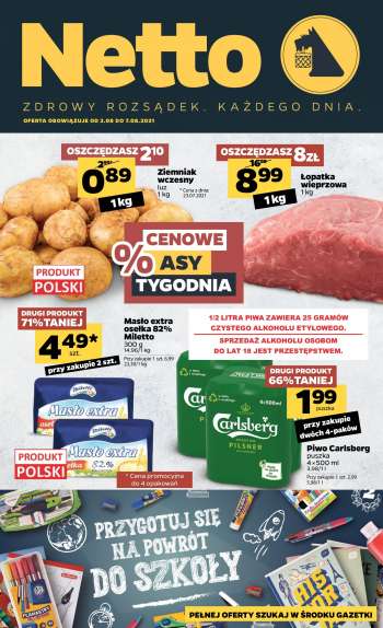 Gazetka Netto - 2.8.2021 - 7.8.2021.