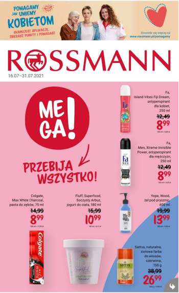 Gazetka Rossmann - 16.7.2021 - 31.7.2021.