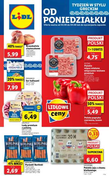 Gazetka Lidl - 2.8.2021 - 4.8.2021.