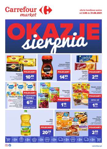 Gazetka Carrefour Market - 3.8.2021 - 31.8.2021.