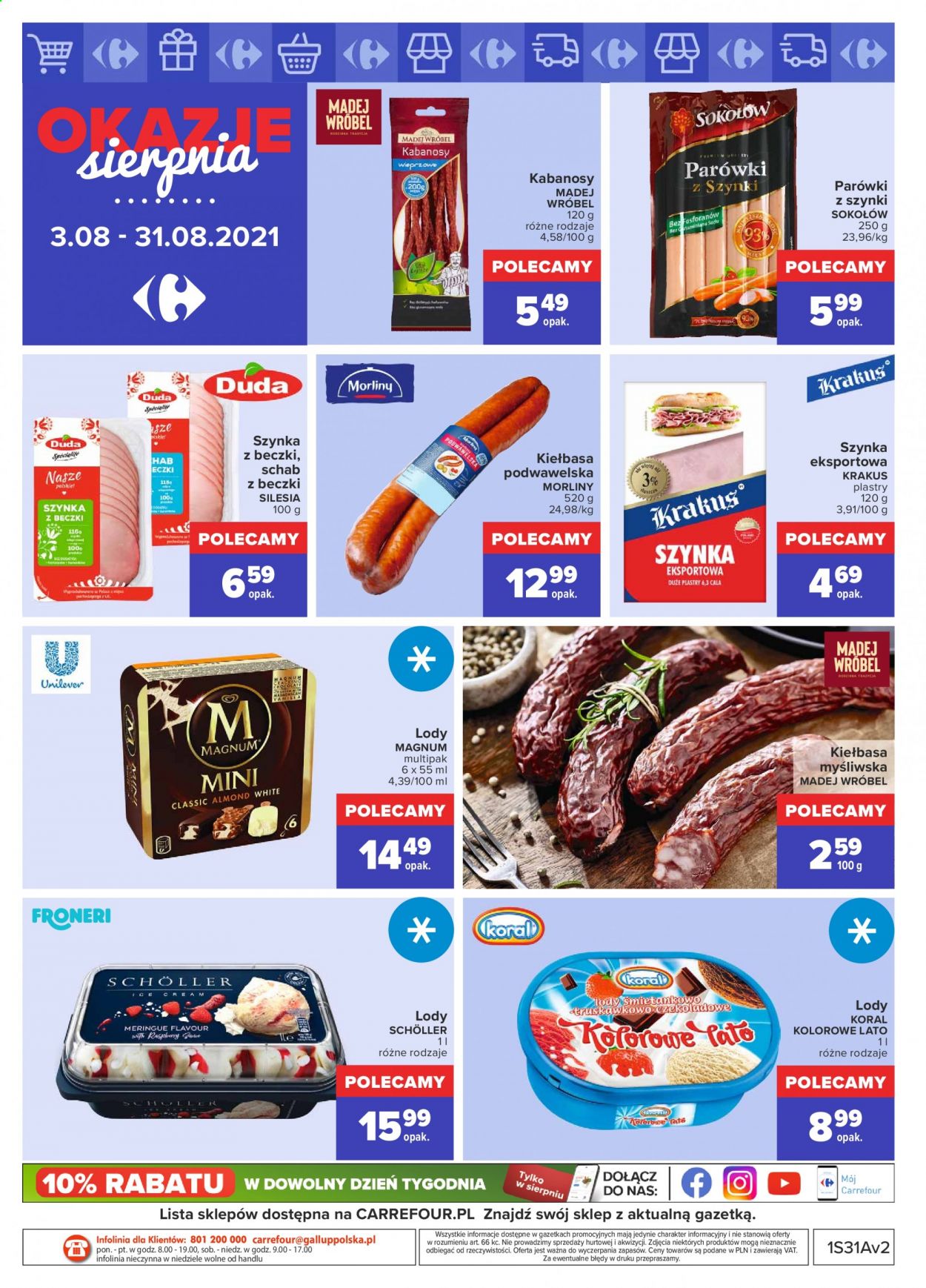 Gazetka Carrefour Market - 3.08.2021 - 31.08.2021. Strona 4