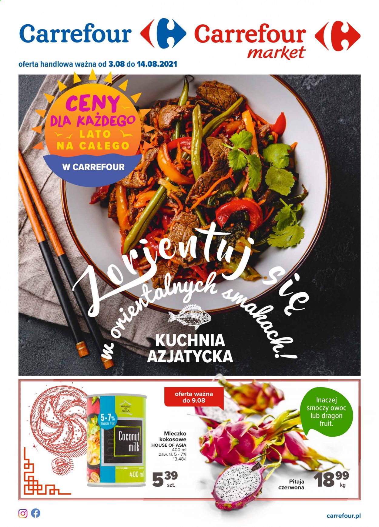 Gazetka Carrefour Market - 3.08.2021 - 14.08.2021. Strona 1