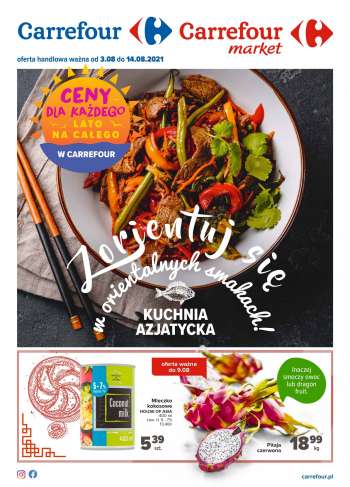 Gazetka Carrefour Market - 3.8.2021 - 14.8.2021.