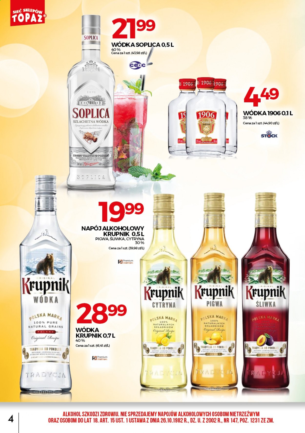 Gazetka Topaz - 1.08.2021 - 31.08.2021. Strona 4