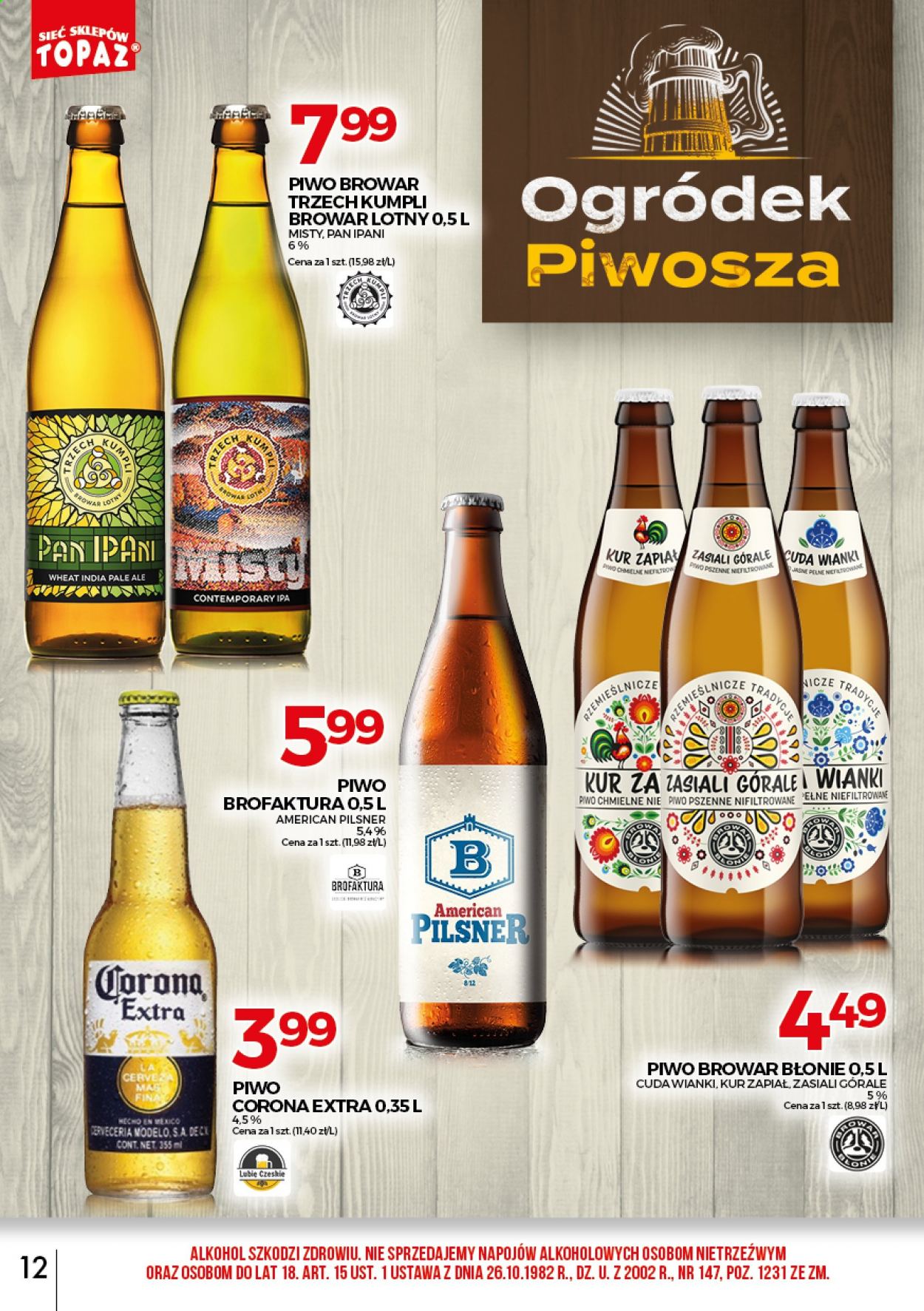 Gazetka Topaz - 1.08.2021 - 31.08.2021. Strona 12