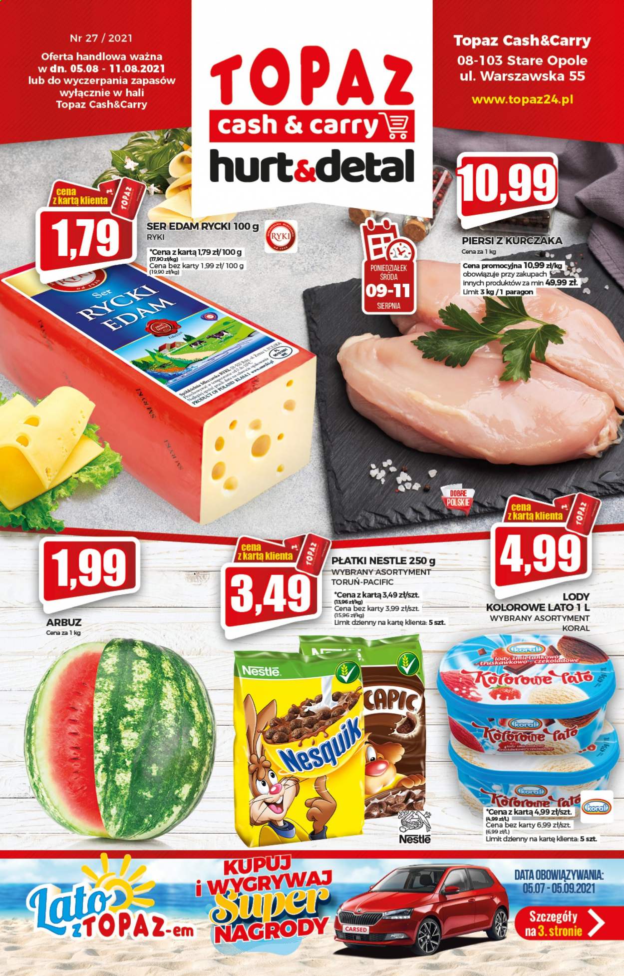 Leták Topaz Cash&Carry - 5.8.2021 - 11.8.2021. Strana 1