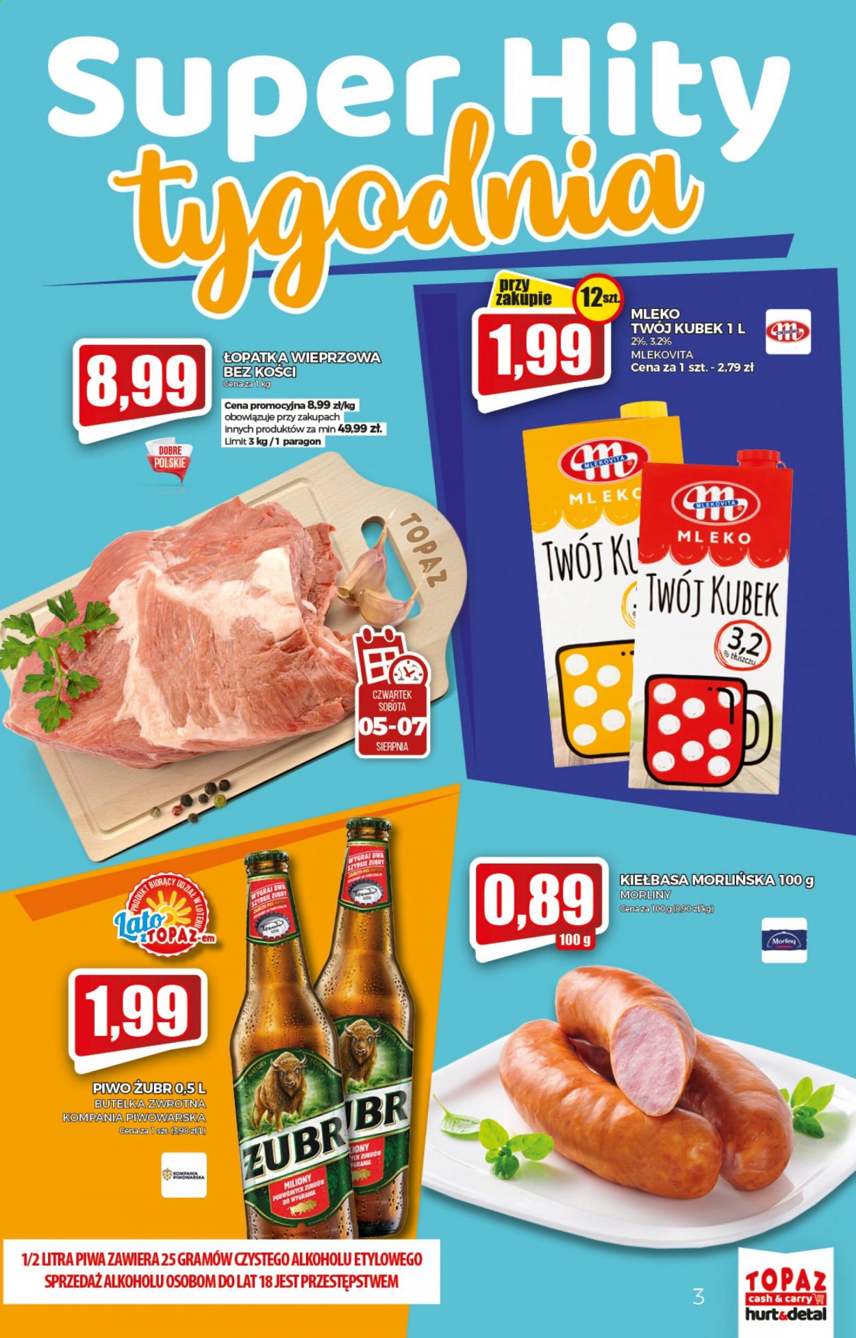 Leták Topaz Cash&Carry - 5.8.2021 - 11.8.2021. Strana 3