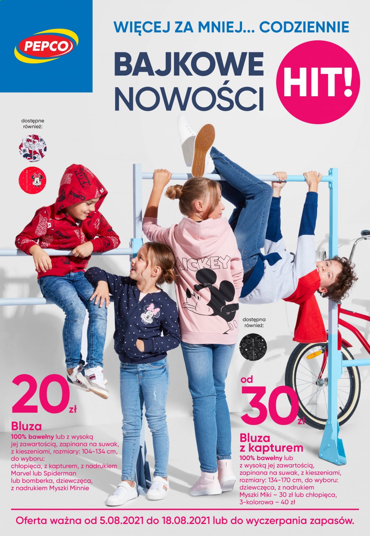 Gazetka Pepco - 5.08.2021 - 18.08.2021. Strona 1