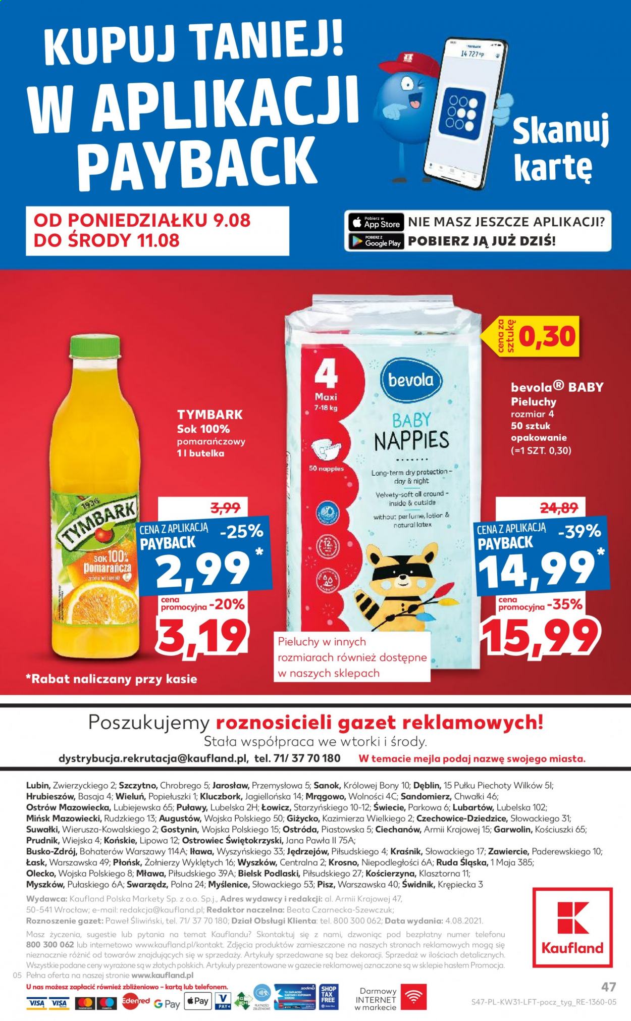 Gazetka Kaufland - 5.08.2021 - 11.08.2021. Strona 47