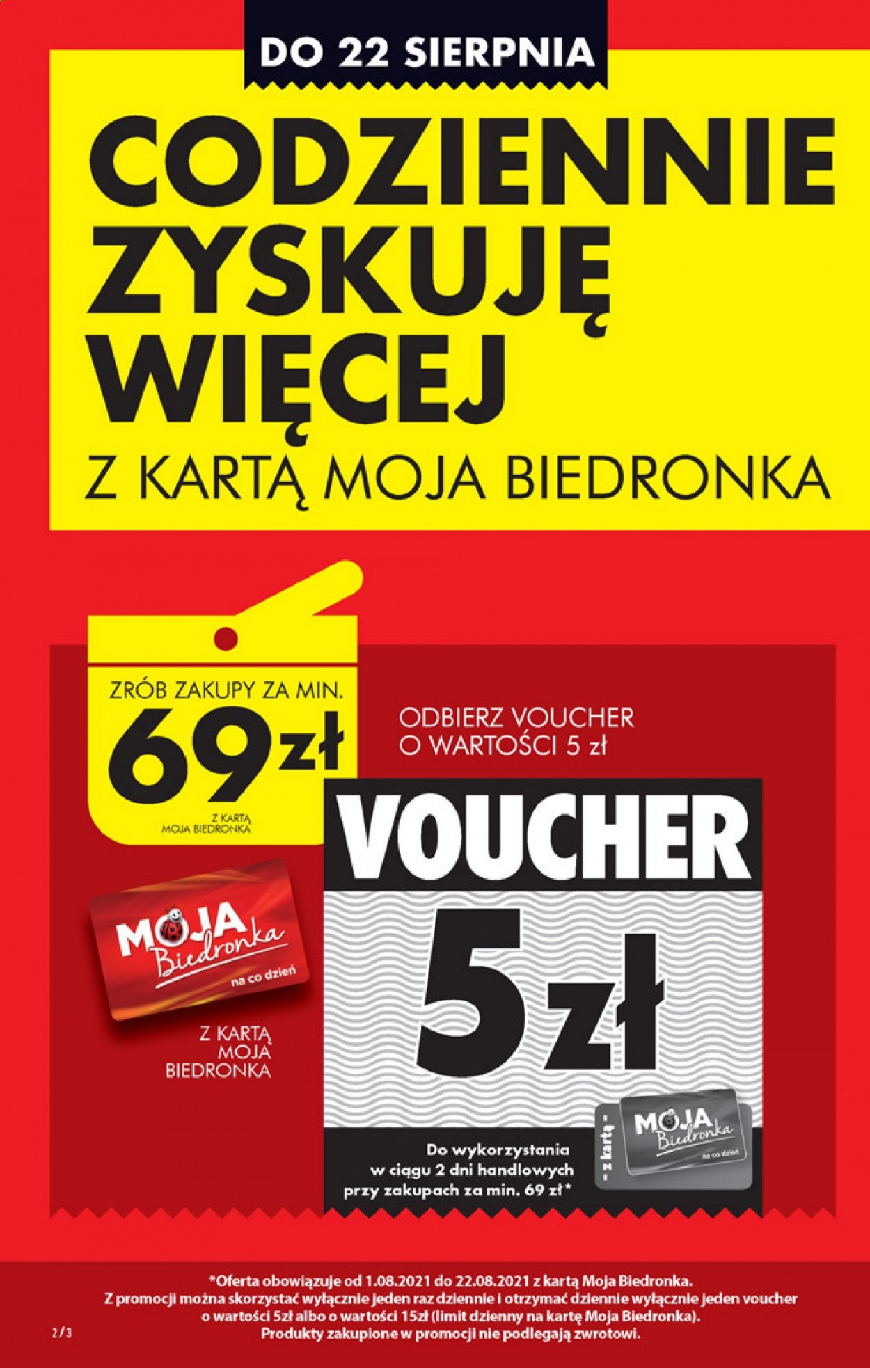 Gazetka Biedronka - 5.08.2021 - 11.08.2021. Strona 2
