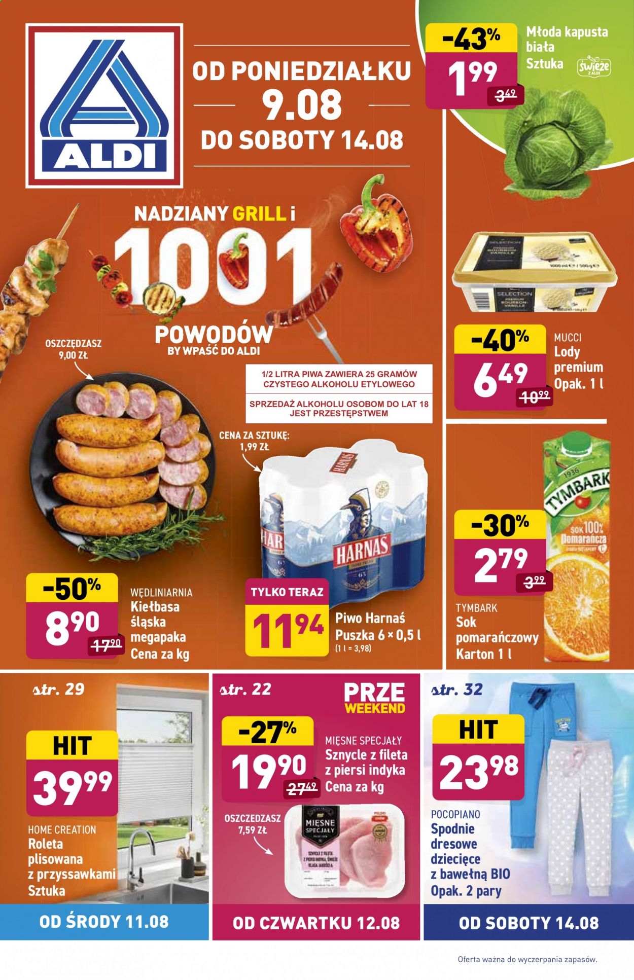 Gazetka ALDI - 9.08.2021 - 14.08.2021. Strona 1