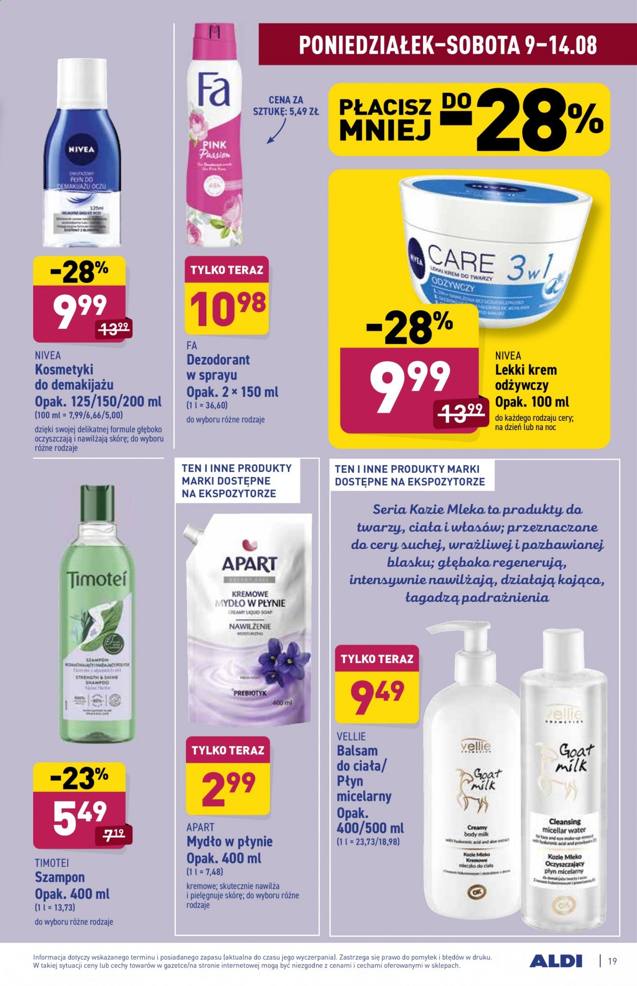 Gazetka ALDI - 9.08.2021 - 14.08.2021. Strona 19