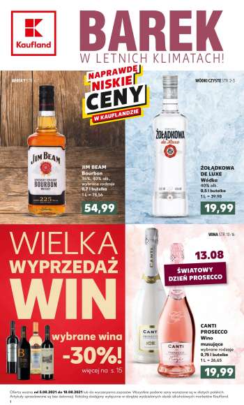 Gazetka Kaufland - 5.8.2021 - 18.8.2021.