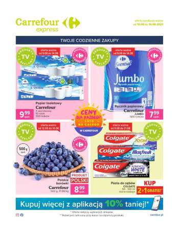 Gazetka Carrefour Express - 10.8.2021 - 16.8.2021.