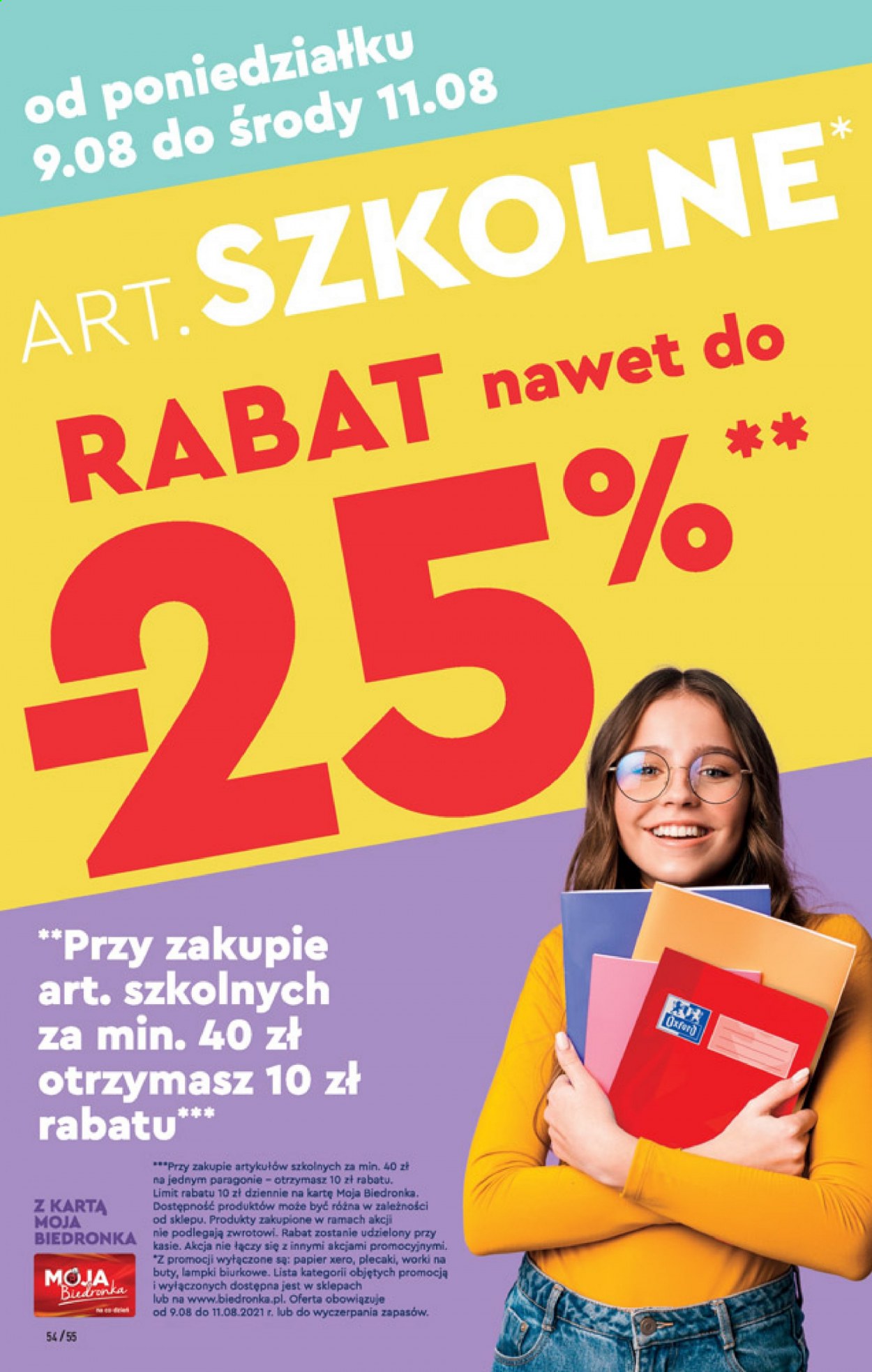 Gazetka Biedronka - 9.08.2021 - 14.08.2021. Strona 54