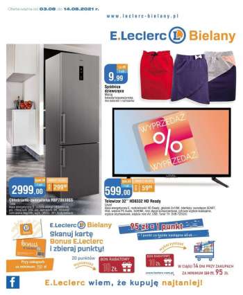 Gazetka E.Leclerc - 3.8.2021 - 14.8.2021.