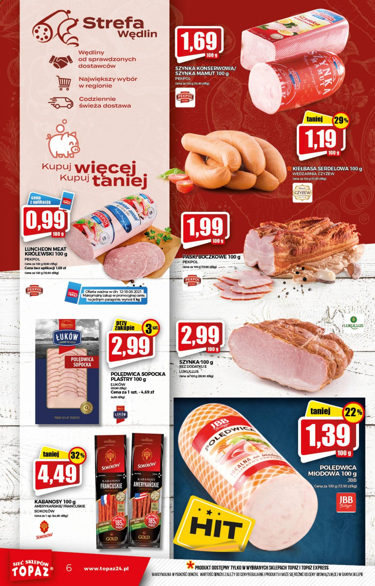 Gazetka Topaz - 12.08.2021 - 18.08.2021. Strona 6
