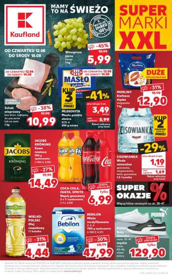 Gazetka Kaufland - 12.8.2021 - 18.8.2021.