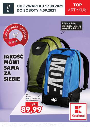 Gazetka Kaufland - 19.8.2021 - 4.9.2021.