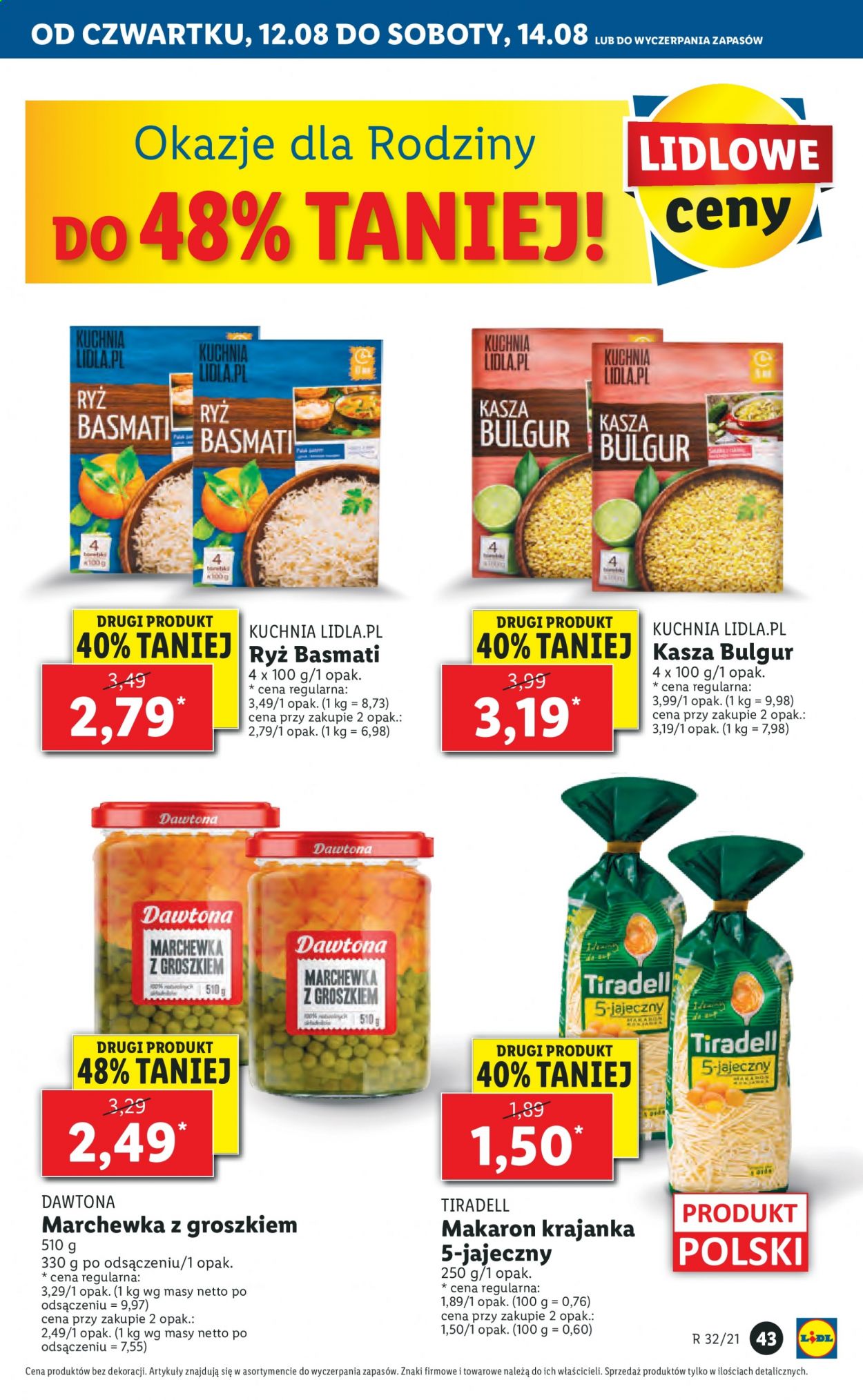 Gazetka Lidl - 12.08.2021 - 14.08.2021. Strona 43