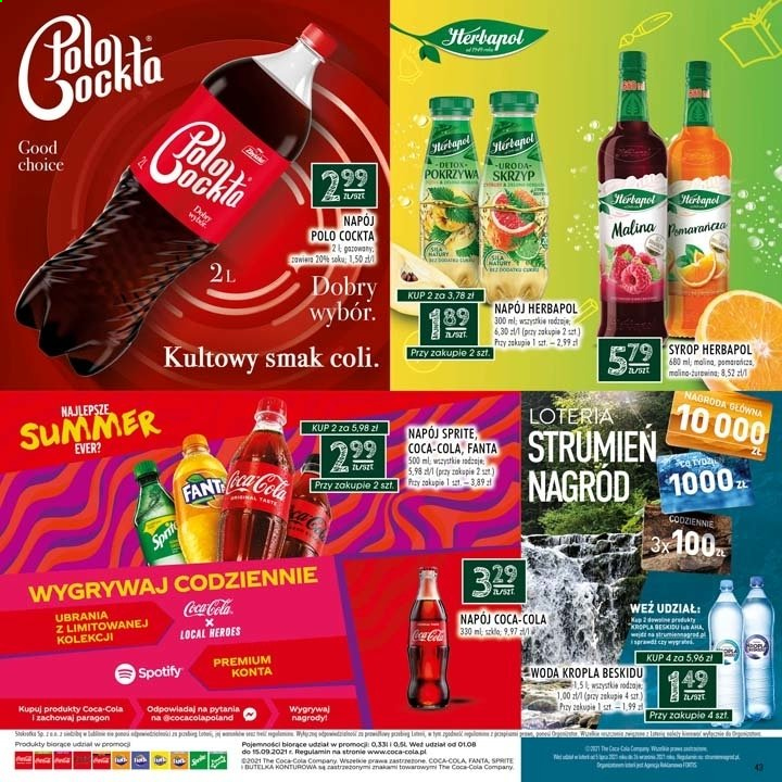 Gazetka Stokrotka Supermarket - 12.08.2021 - 1.09.2021. Strona 43