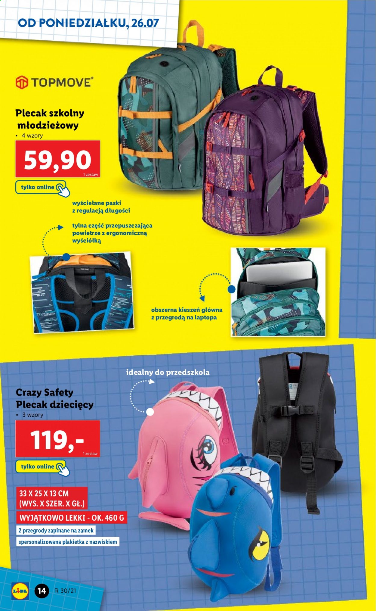 Gazetka Lidl - 26.07.2021 - 21.08.2021. Strona 14
