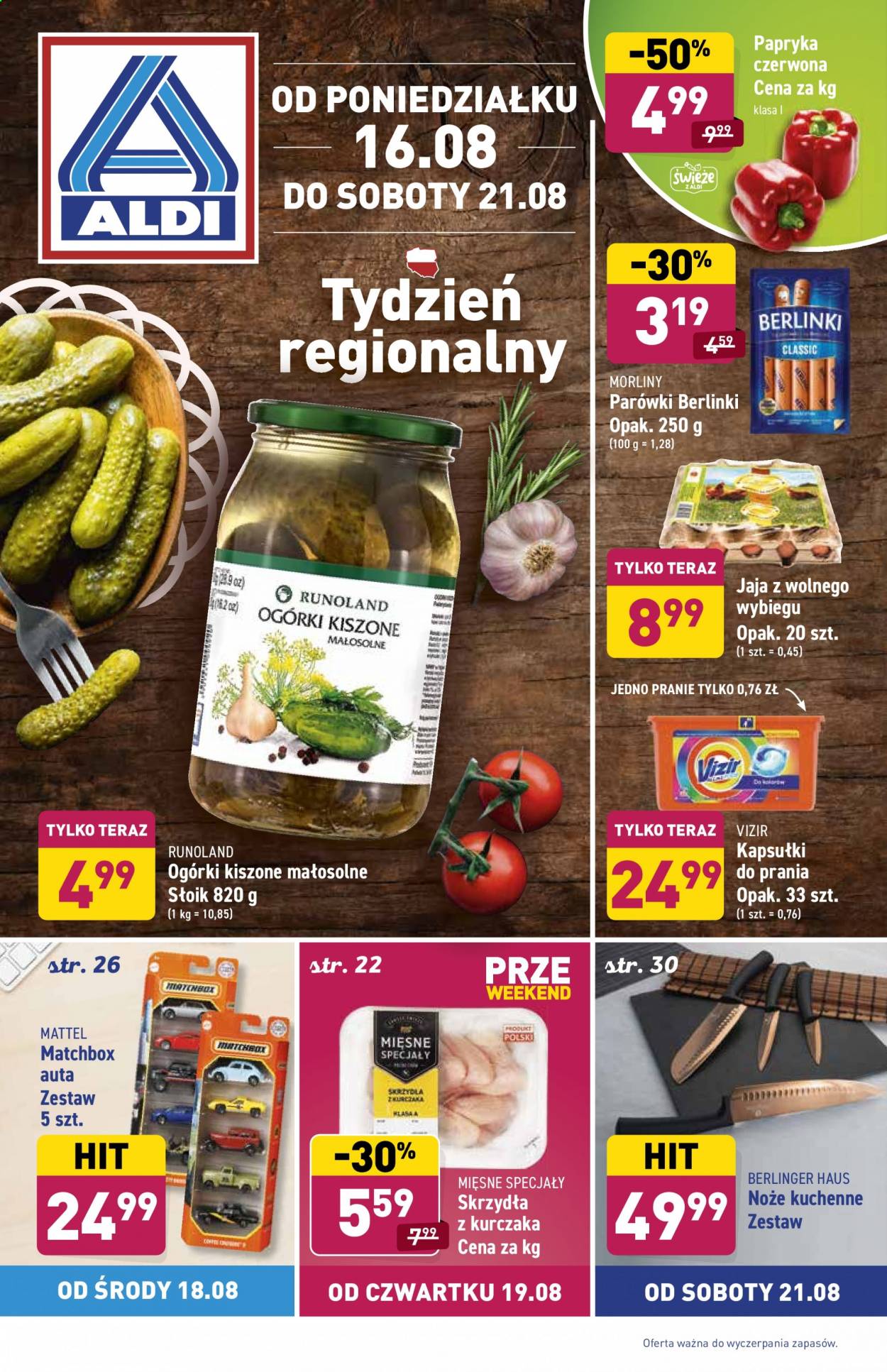 Gazetka ALDI - 16.08.2021 - 21.08.2021. Strona 1