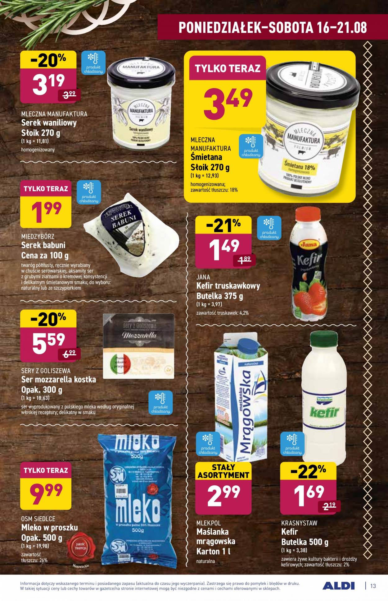 Gazetka ALDI - 16.08.2021 - 21.08.2021. Strona 13
