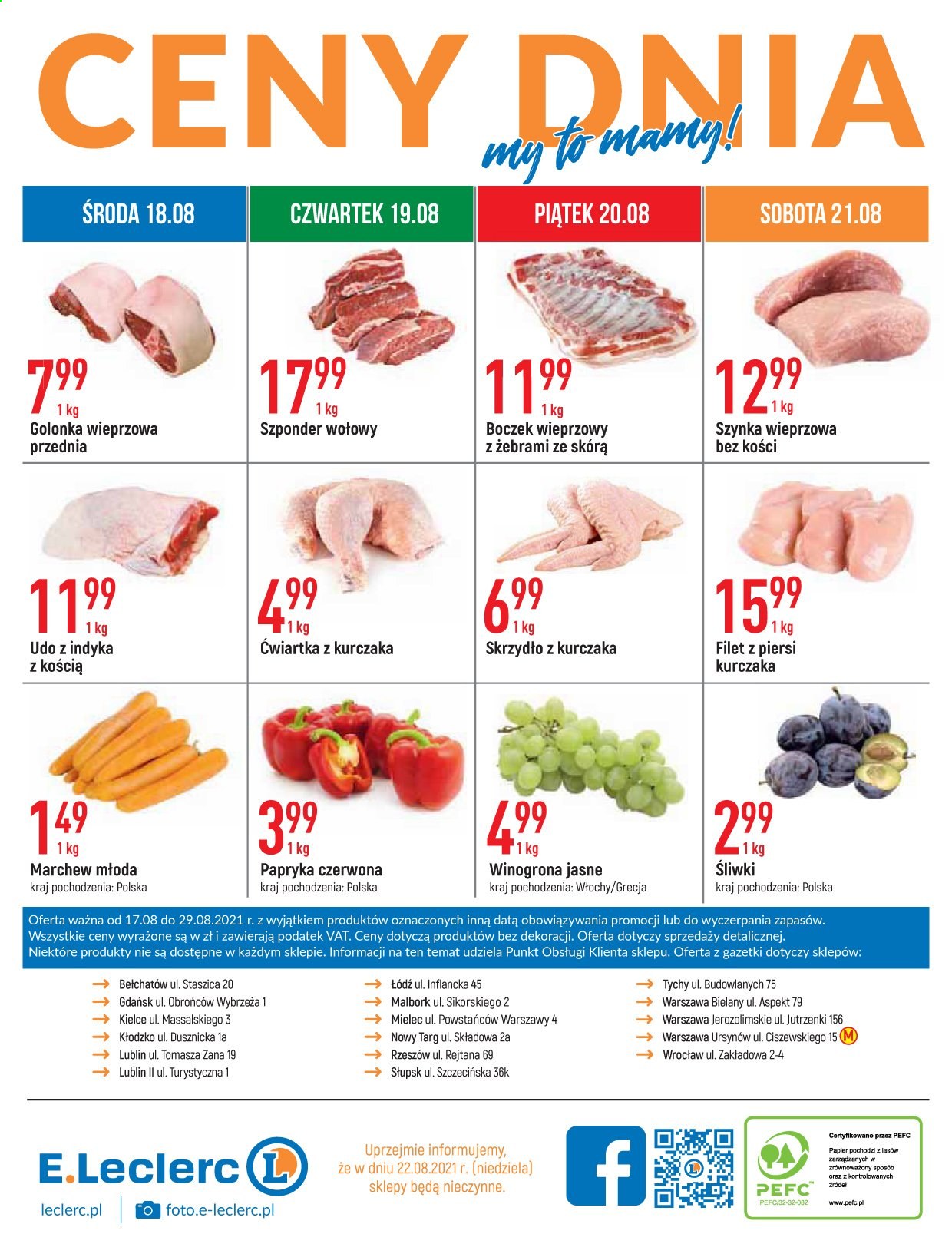 Gazetka E.Leclerc - 17.08.2021 - 29.08.2021. Strona 32