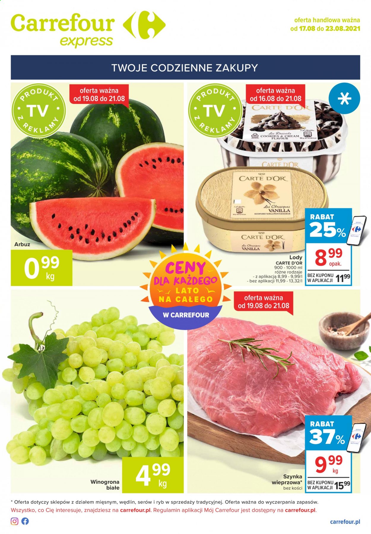 Gazetka Carrefour Express - 17.08.2021 - 23.08.2021. Strona 1